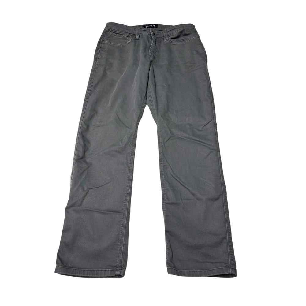 DU/ER Performance Denim N2X Relaxed Fit Gray Pants Mens 32x30 N2X11